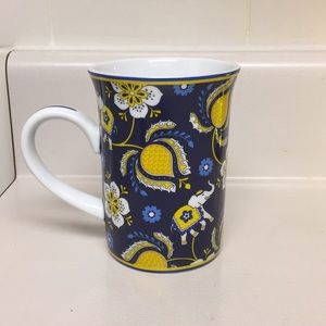 Vera Bradley blue elephant mug